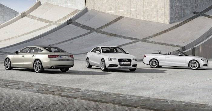 Audi A5, A5 Sportback y A5 Cabrio 2012