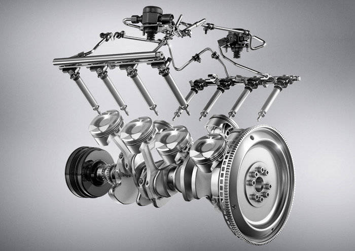 Motor V8 5.5 atmosférico del Mercedes-Benz SLK 55 AMG