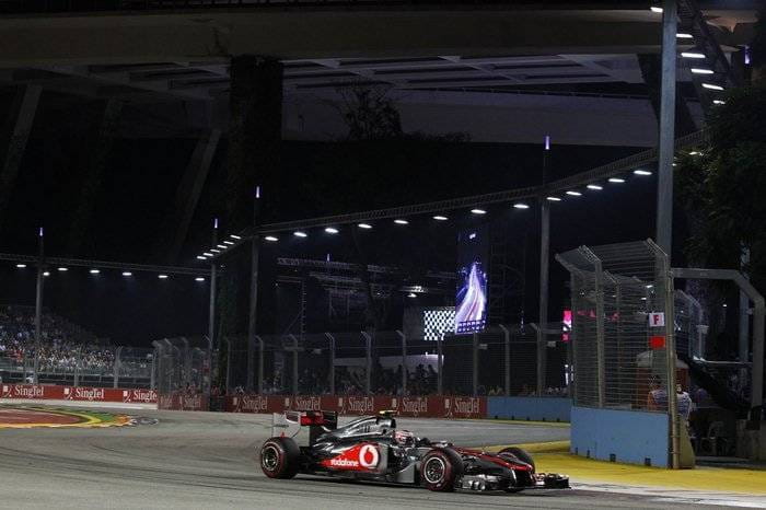 Jenson Button (McLaren) - GP de Singapur 2011