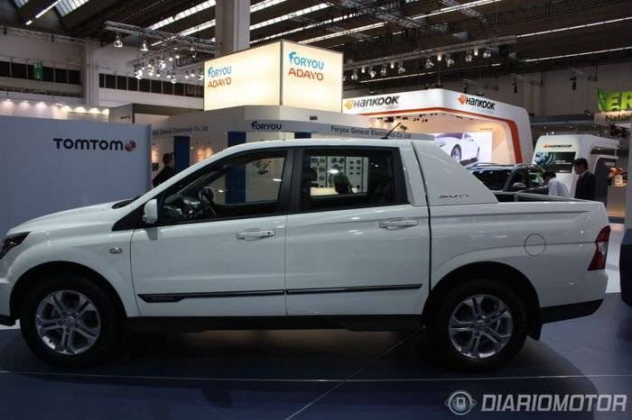 SsangYong SUT-1, el nuevo pick-up de SsangYong se deja ver en Frankfurt