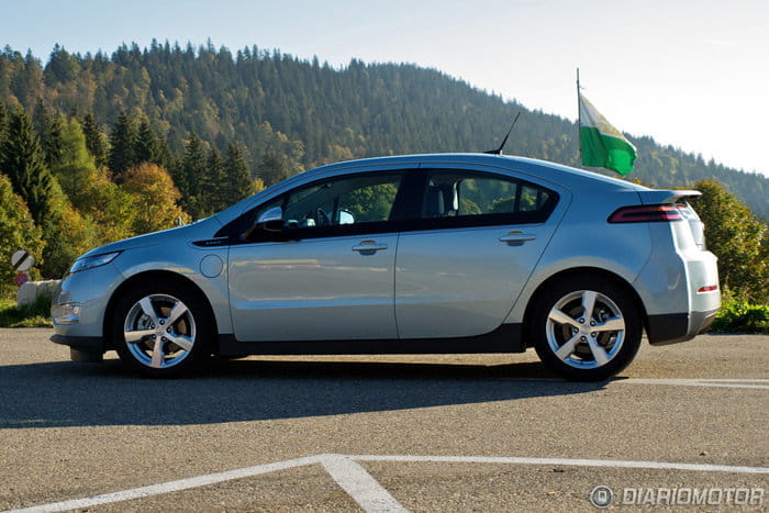 Chevrolet Volt, prueba en Suiza