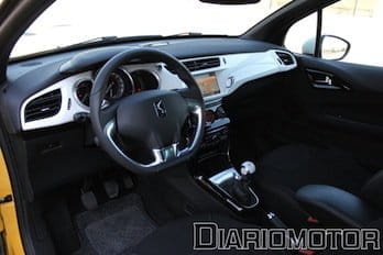 Citroën DS3 HDi, prueba. Interior