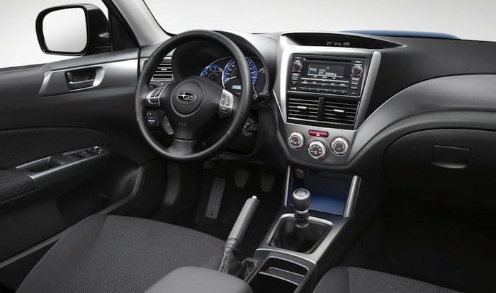 Subaru Forester 2011, interior