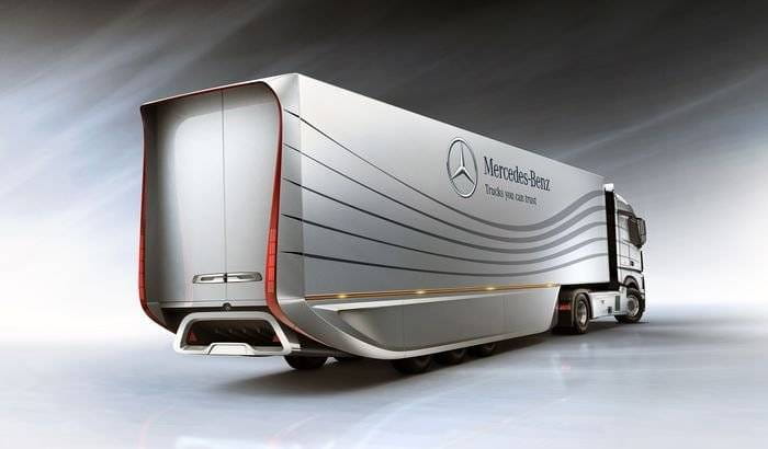 Mercedes fabrica un remolque más aerodinámico y eficiente