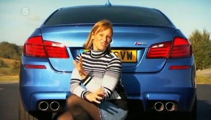 Vicki Butler-Henderson se pone al volante del BMW M5 para Fifth Gear