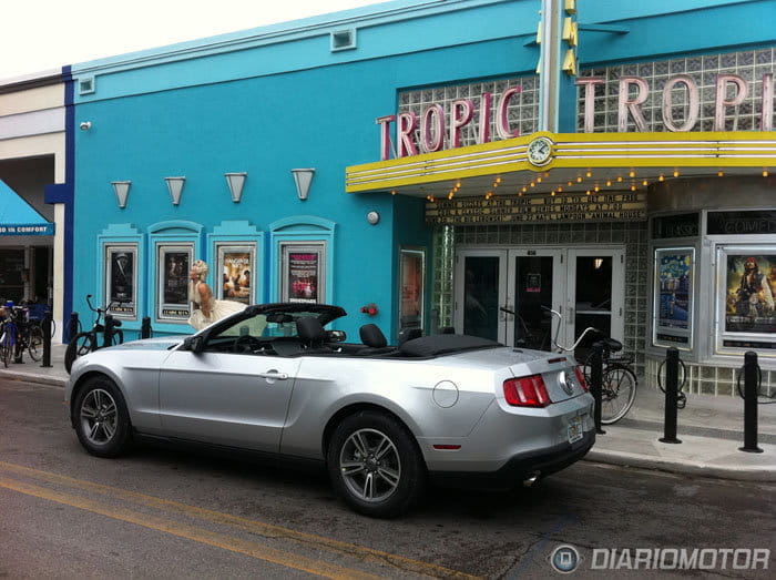 Ford Mustang, prueba en Miami Florida