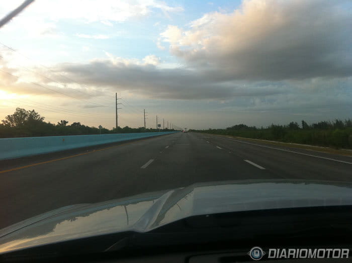 Ford Mustang, prueba en Miami Florida