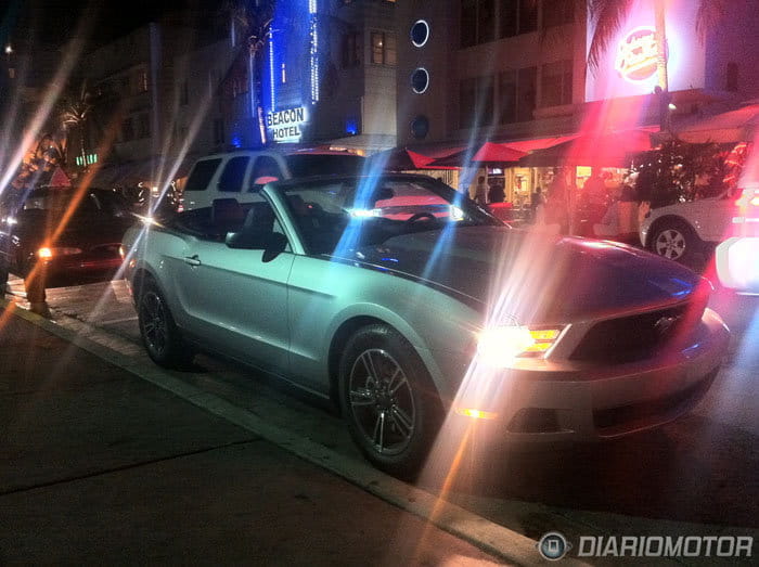 Ford Mustang, prueba en Miami Florida