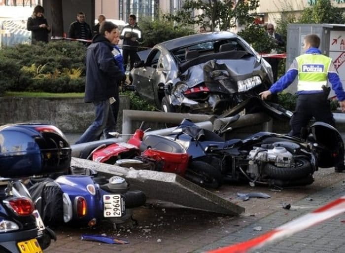 Problemas de aterrizaje para un Ford Mustang GT