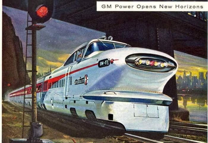 General Motors Aerotrain, el fracaso en el pasado del tren del futuro
