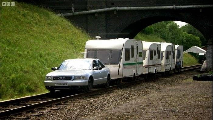 Cómo convertir un coche en locomotora de tren según Top Gear