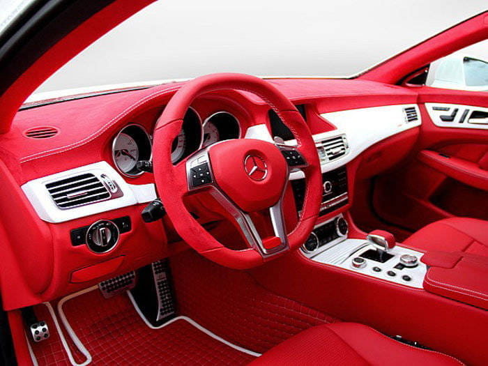 Mercedes CLS 63 AMG Red and White Dream