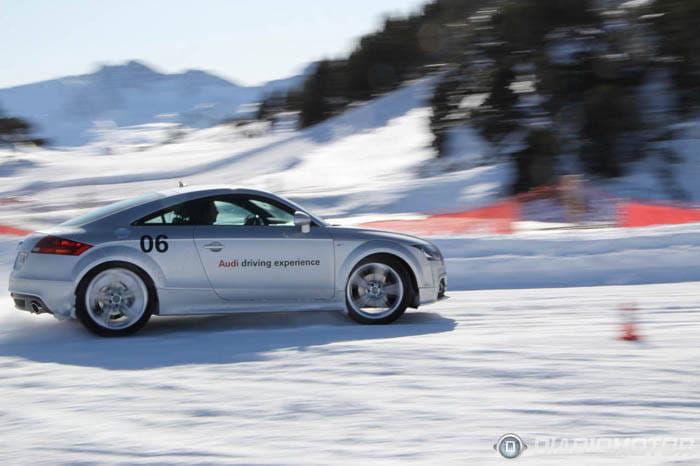 Audi winter driving experience Andorra