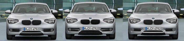 BMW Serie 1 normal, Urban y Sport, diferencias