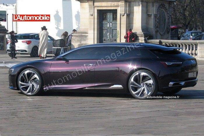 Citroën DS9 Concept, cazado al desnudo en París por la revista L´Automobile