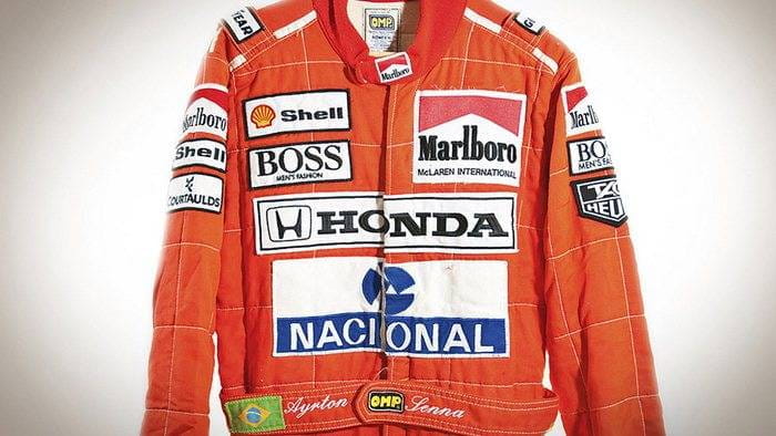 El mono de competición de Ayrton Senna, subastado por 54.000 dólares