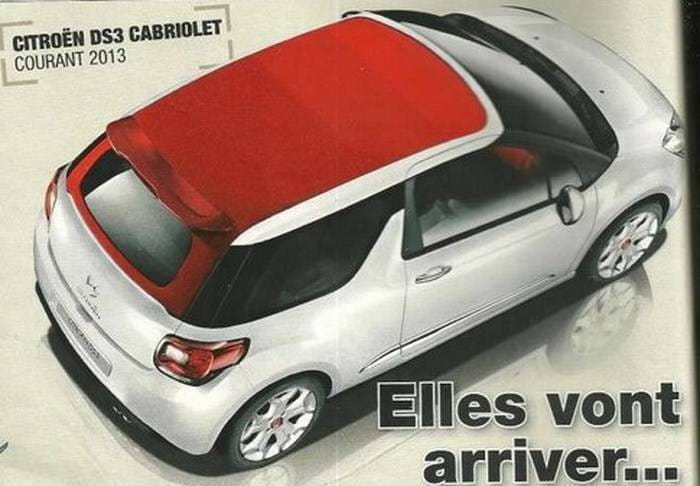 Render del Citroën DS3 cabrio 