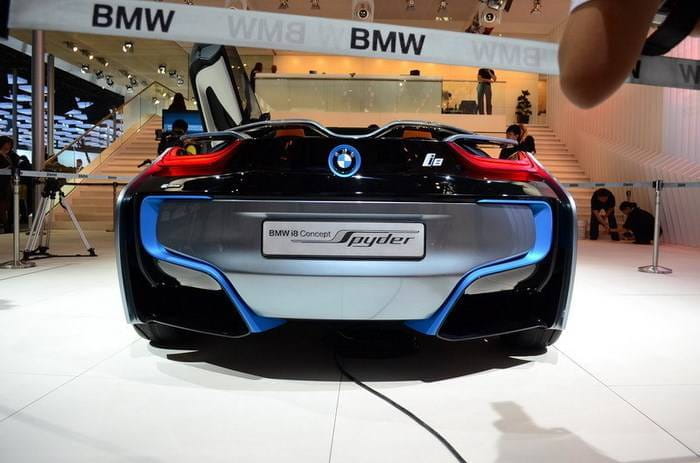 el Honda NSX y el BMW i8 Spyder en el Salón de Pekín