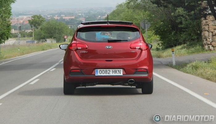 Kia Cee'd 2013, presentación y prueba en Madrid. Exterior.