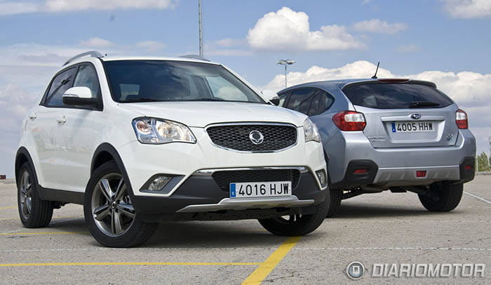 SsangYong Korando y Subaru XV