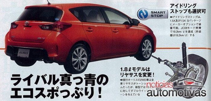 Toyota Auris 2013, primeras imágenes filtradas