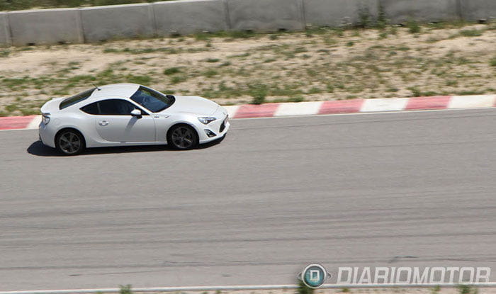 Toyota GT-86, prueba y presentación en Barcelona. En Pista