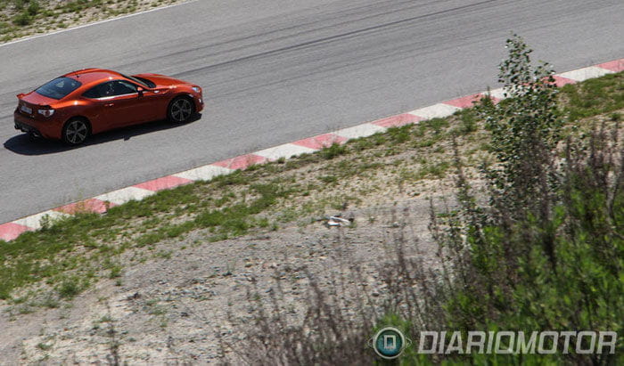 Toyota GT-86, prueba y presentación en Barcelona. En pista