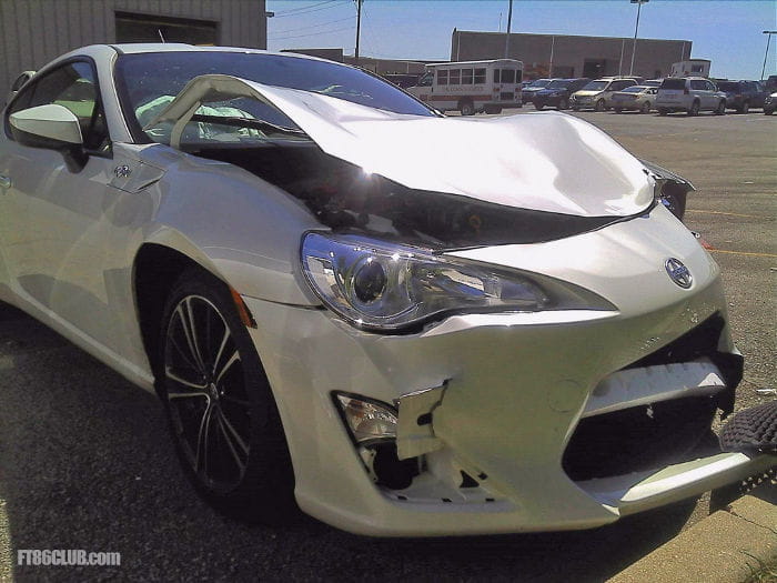 El Scion FR-S accidentado