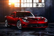 El SRT Viper se viste con el tradicional traje blanquiazul para su lanzamiento