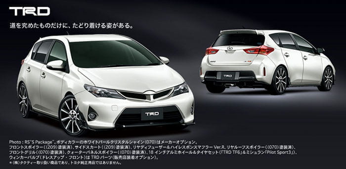 Toyota presenta los paquetes de Modellista y TRD para el nuevo Auris 