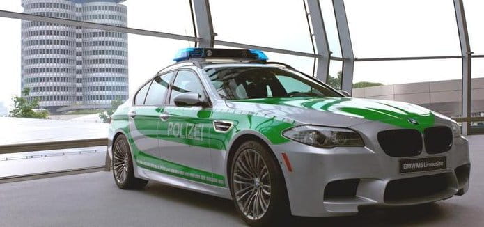 BMW M5 Polizei, el M5 F10 se adapta para la policía alemana