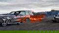 BMW X1 en tonalidad naranja, mostrando su imponente frontal y línea lateral.