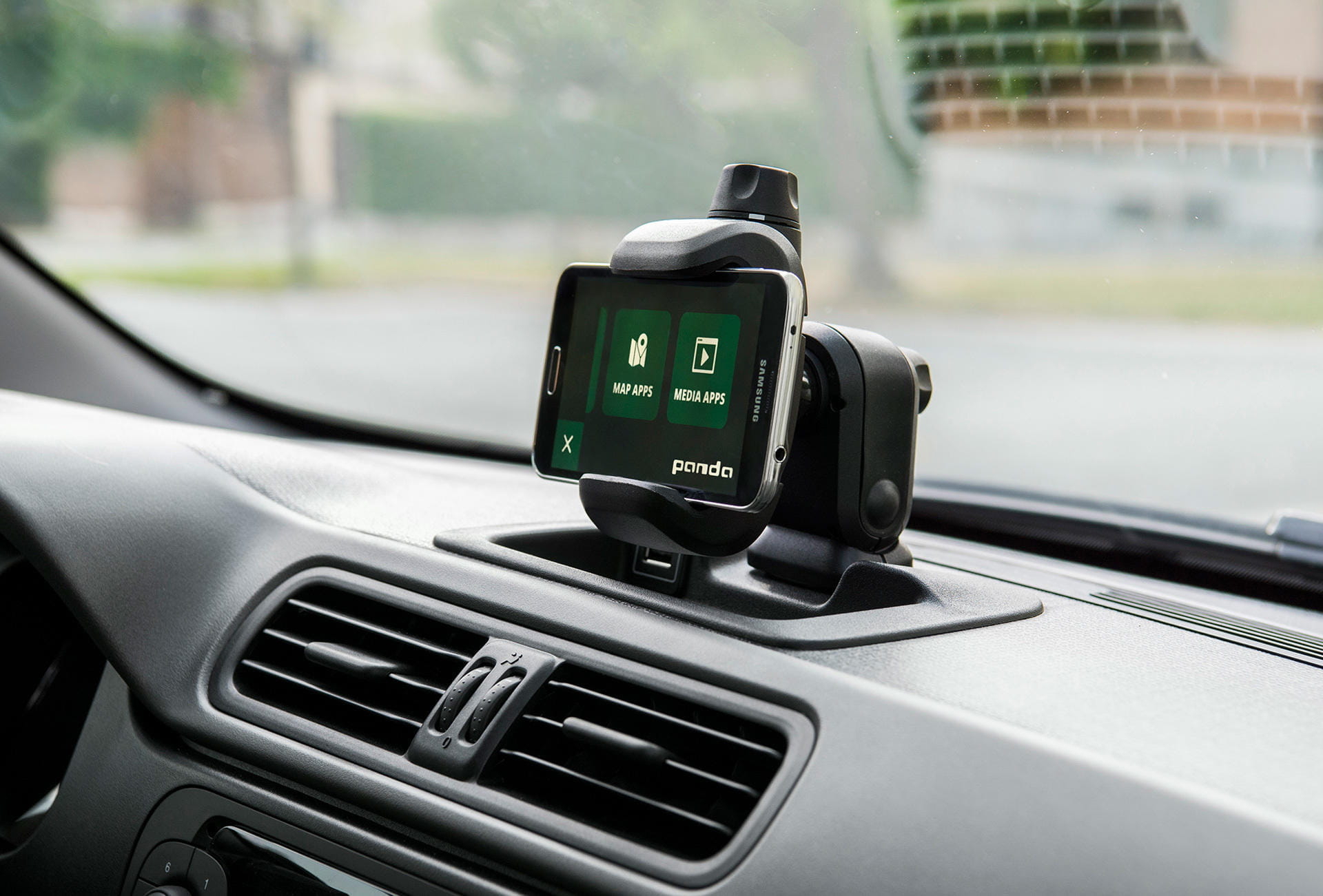 Vista del dispositivo de infoentretenimiento del Fiat Panda.
