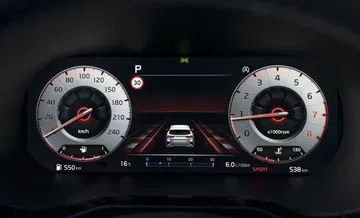 Vista del cuadro de instrumentos del Kia Ceed, con iluminación clara y detallada.
