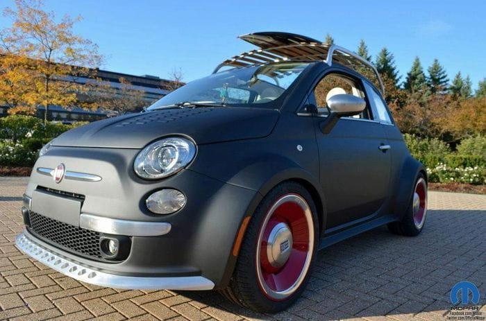 Fiat 500 Beach Cruiser, un pequeño hot-rod para ir a la playa