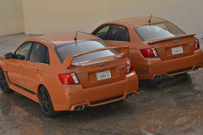 Subaru WRX STI Orange