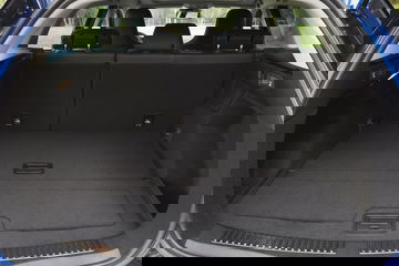 Vista del maletero del Renault Mégane, amplio y bien acabado.