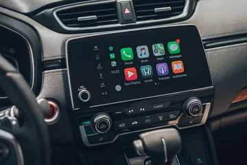 Pantalla táctil del sistema de infotainment del Honda CR-V.