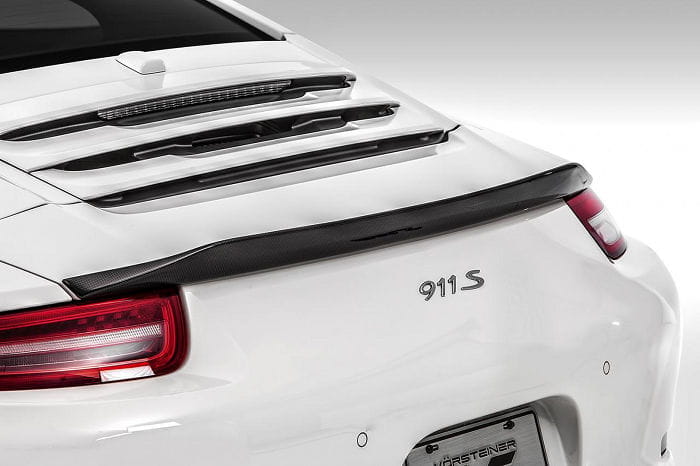 Vorsteiner viste con un nuevo paquete aerodinámico al Porsche 911