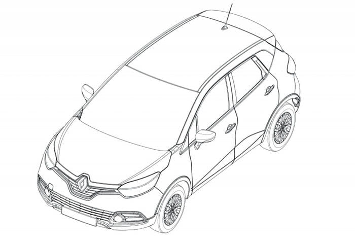 Renault Captur de producción: filtrados los dibujos de la oficina de patentes