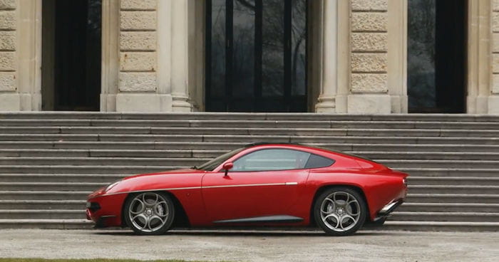 Touring Superleggera Disco Volante: artesanal y basado en el Alfa Romeo 8C