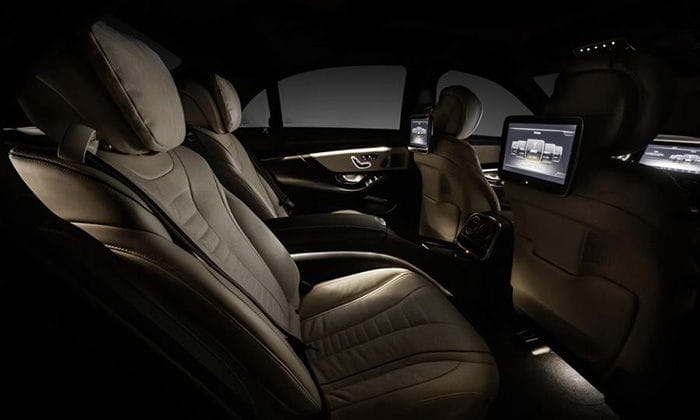 Interior del Mercedes Clase S