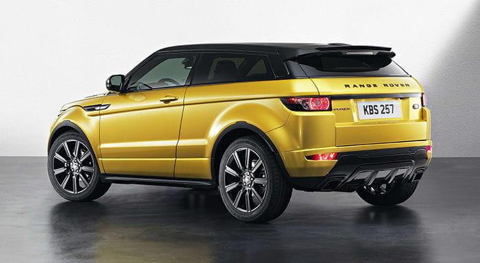 Range Rover Evoque Sicilian Yellow