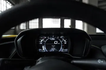 Vista del cuadro de instrumentos digital del Alfa Romeo 4C.