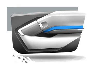 Manija integrada en diseño futurista del BMW i3