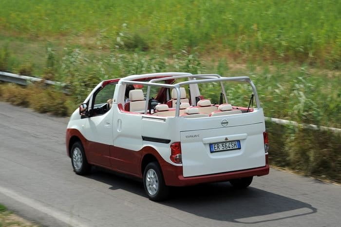 Nissan Evalia C, así es la furgoneta descapotable de Giovanni Vernagallo