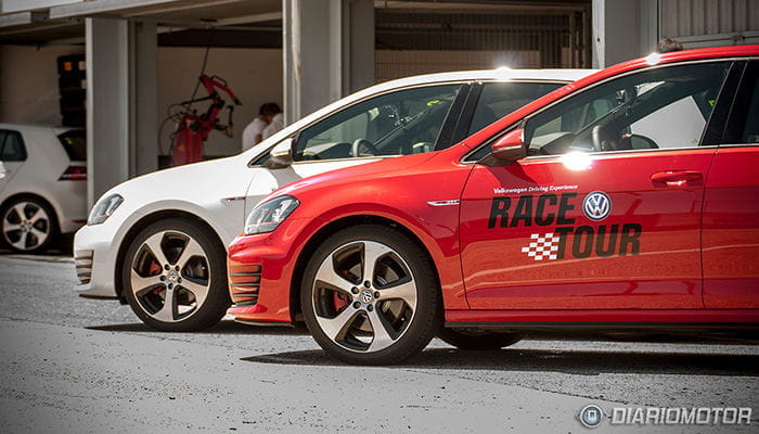 Volkswagen Golf GTI y GTD en el Circuito del Jarama