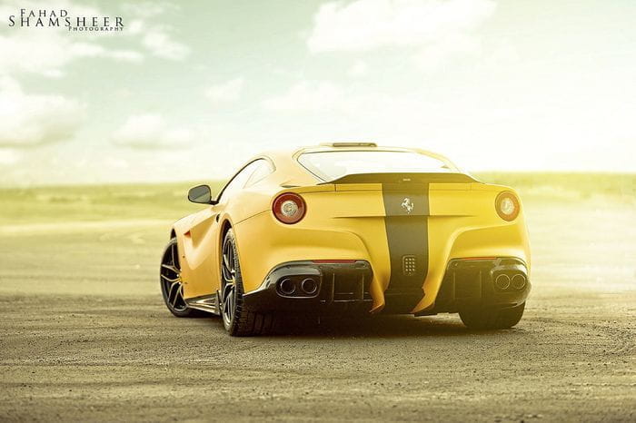 DMC Ferrari F12 SPIA Middle East Edition, oro del desierto