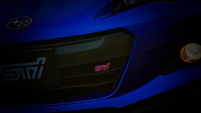 El Subaru BRZ STI se confirma en forma de téaser en la web japonesa de STI