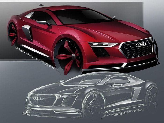 Así podría ser el próximo Audi R8, rumoreado para 2015